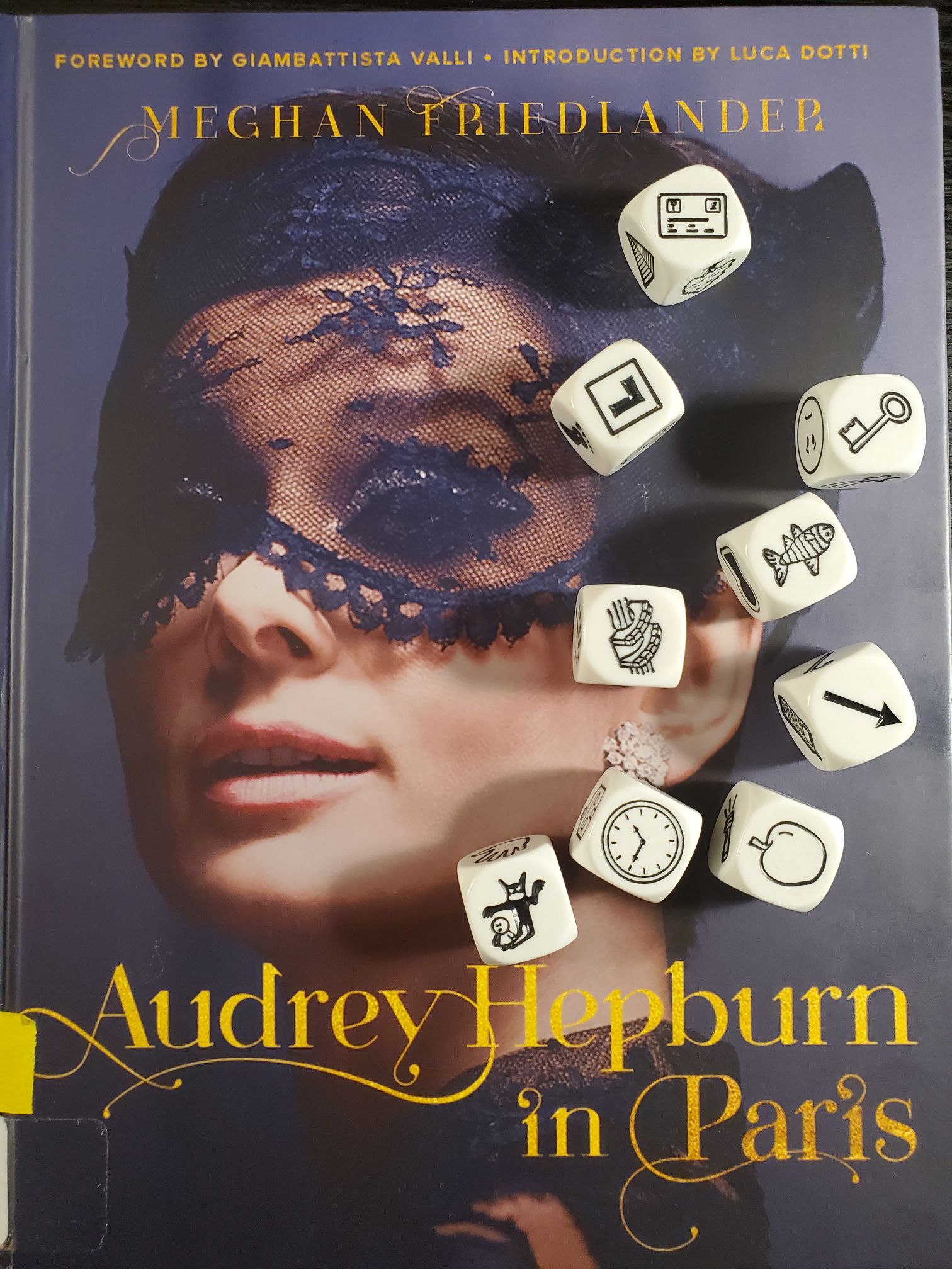 Story Cubes on top of Audrey Hepburn in Paris