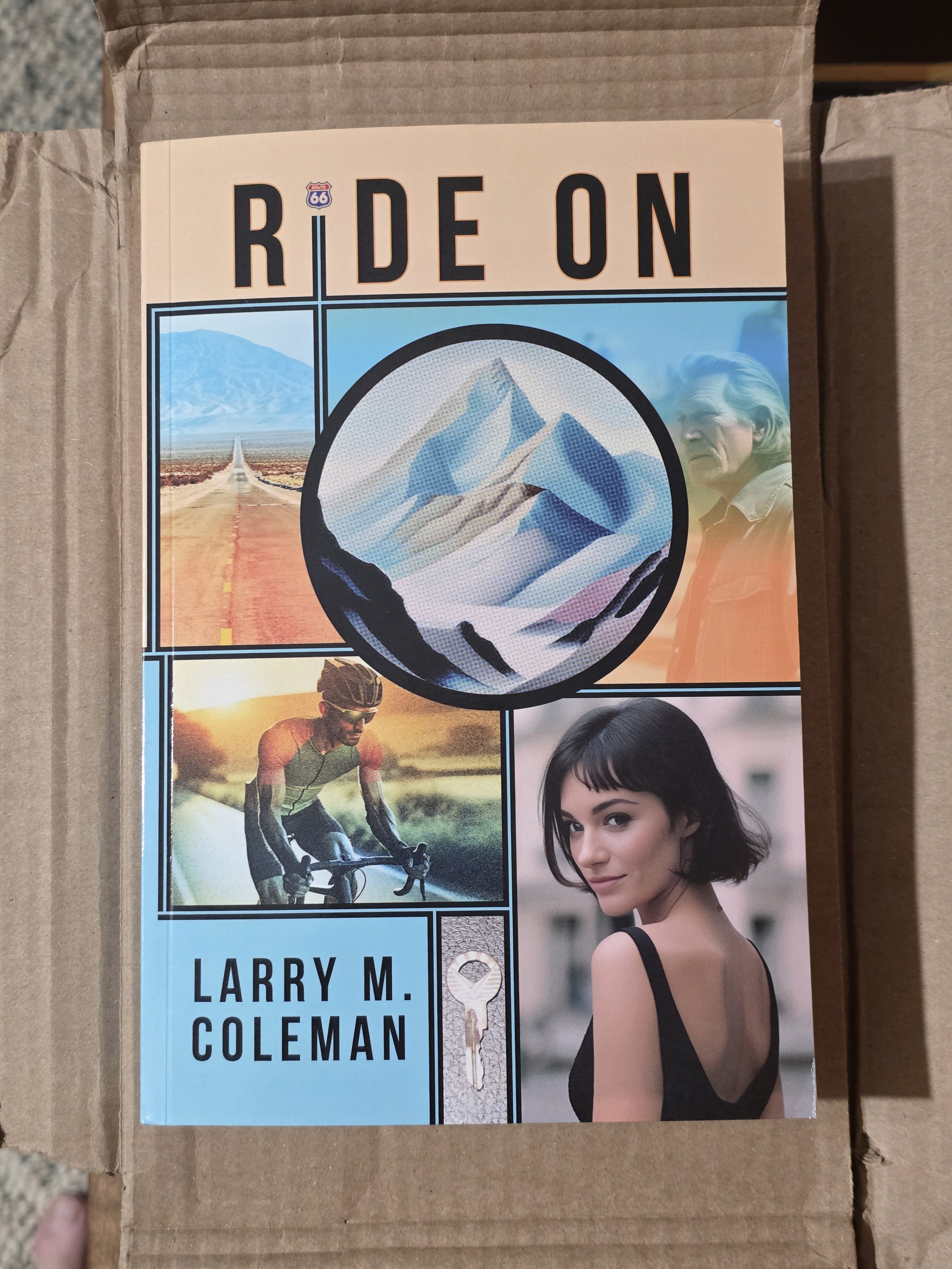 The front cover of Ride On by Larry Coleman
